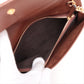 Gucci GG Supreme PVC & leather Chain Wallet Beige×Brown 621892