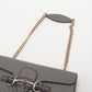 Gucci Micro Guccissima Leather Chain Shoulder Bag Gray 449635