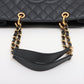 Chanel GST Caviar Skin Chain Tote Bag Black Gold Metal Fittings 16192382