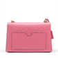 Gucci Guccissima Padlock Leather Chain Shoulder Bag Pink 409486