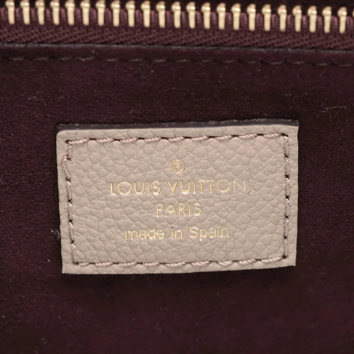 Louis Vuitton Monogram Empreinte Neverfull MM M45686 Beige