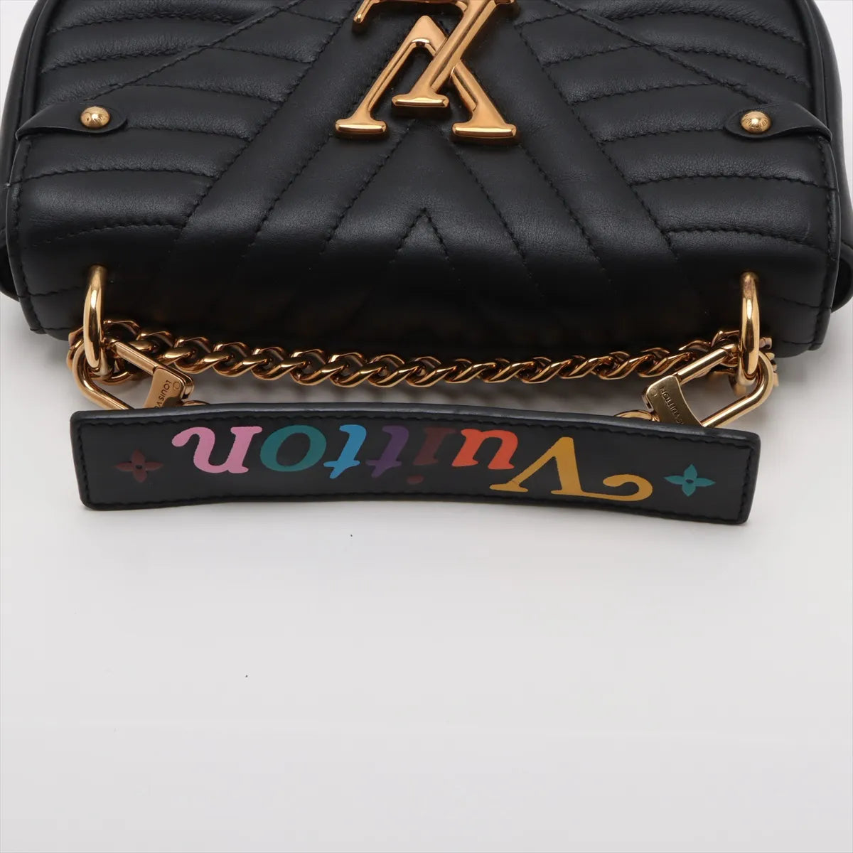 Louis Vuitton New Wave PM chain bag M51683 FL4199 Black