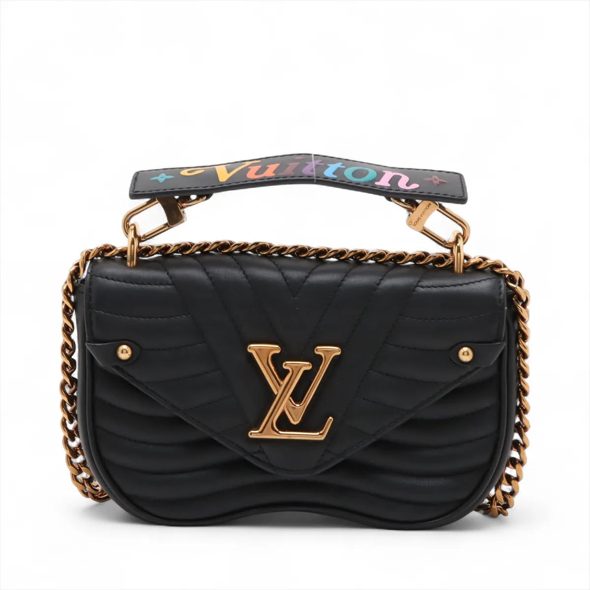 Louis Vuitton New Wave PM chain bag M51683 FL4199 Black