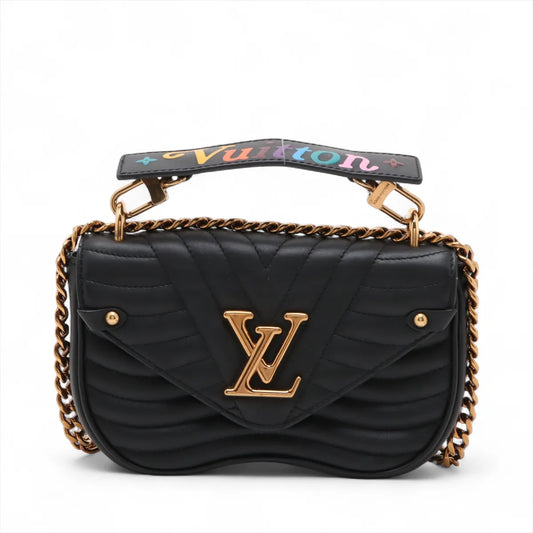Louis Vuitton New Wave PM chain bag M51683 FL4199 Black