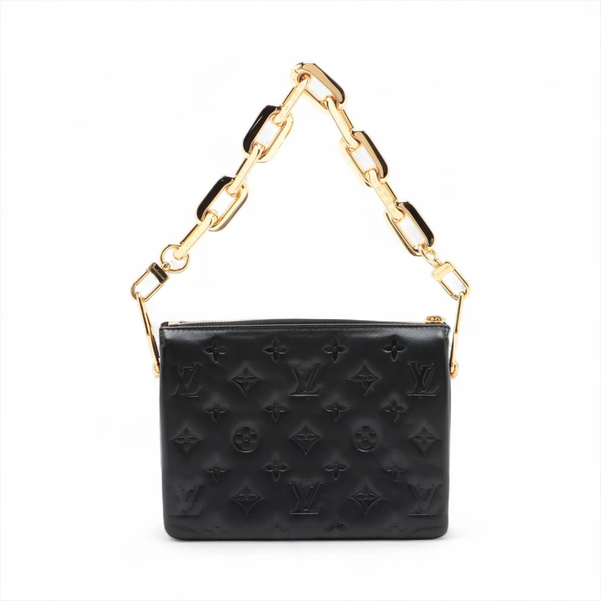 Louis Vuitton Monogram embossed Coussin-BB M21259 Black
