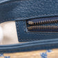 Gucci GG Marmont raffia x leather Chain Shoulder Bag Beige x blue 443497