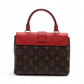 Louis Vuitton Monogram Rocky BB M44322 brown x red