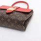 Louis Vuitton Monogram Rocky BB M44322 brown x red