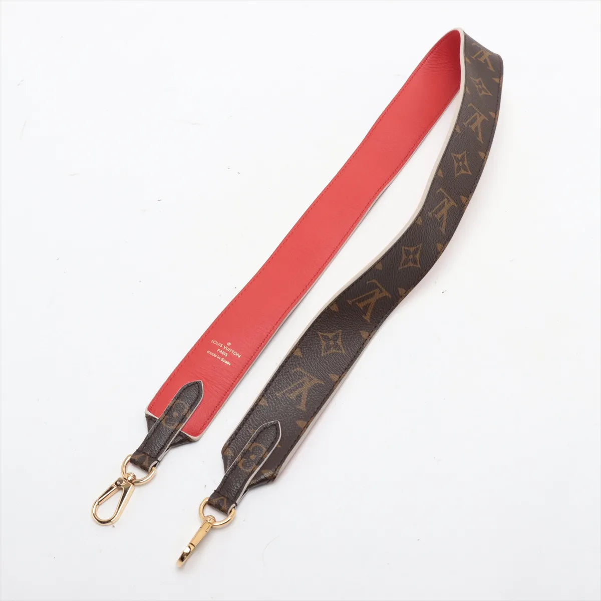 Louis Vuitton Monogram Rocky BB M44322 brown x red