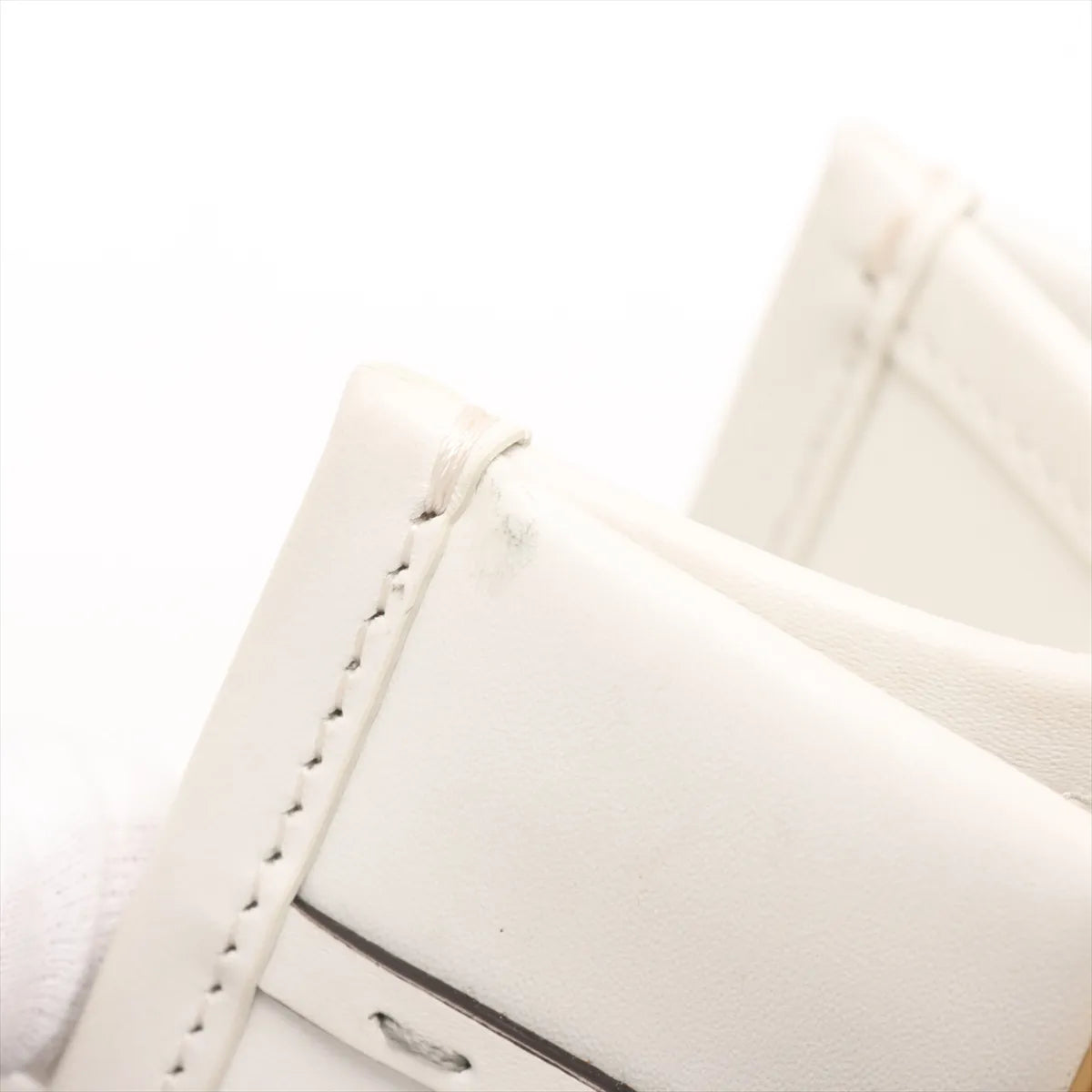 Fendi Sunshine Small Leather 2 Way Handbag White 8BH394