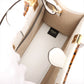 Fendi Sunshine Small Leather 2 Way Handbag White 8BH394