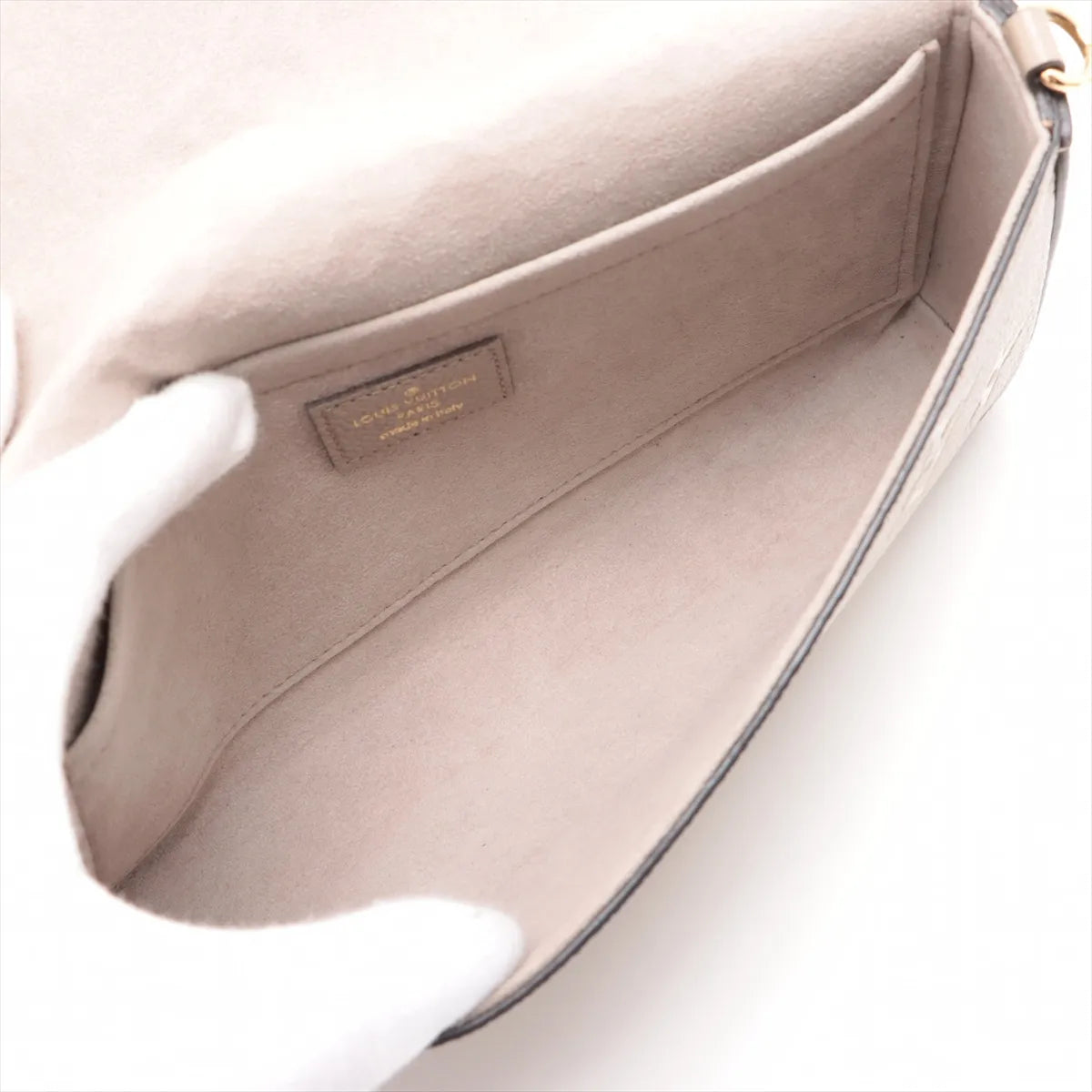 Louis Vuitton Monogram Empreinte Pochette Felicie M82610 Beige