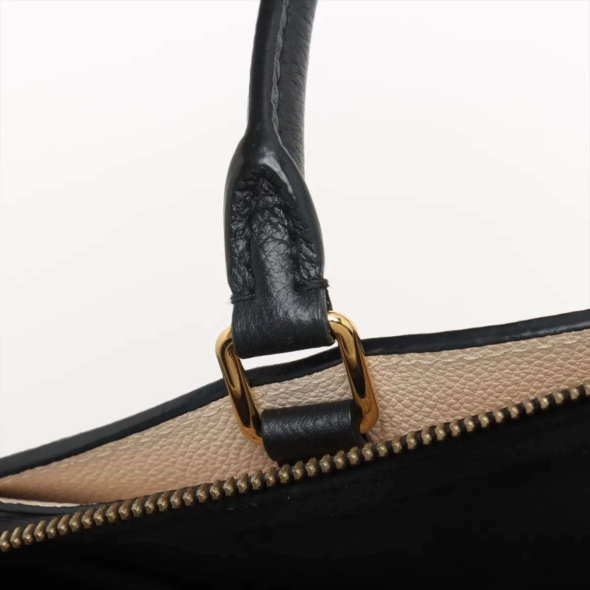 Louis Vuitton monogram empreinte Grand Palais MM M45842 black x beige