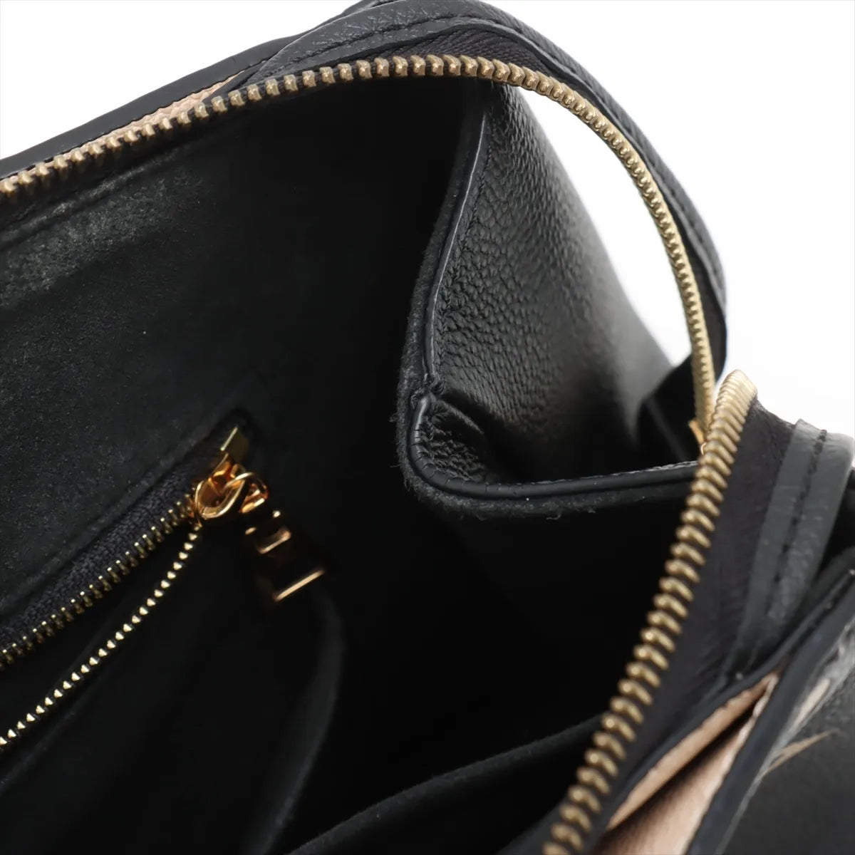 Louis Vuitton monogram empreinte Grand Palais MM M45842 black x beige