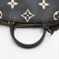 Louis Vuitton monogram empreinte Grand Palais MM M45842 black x beige