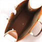 Fendi Sunshine Medium Leather 2 Way Tote Bag Brown 8BH386