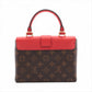 Louis Vuitton Monogram Rocky BB M44322 DU4129 brown x red
