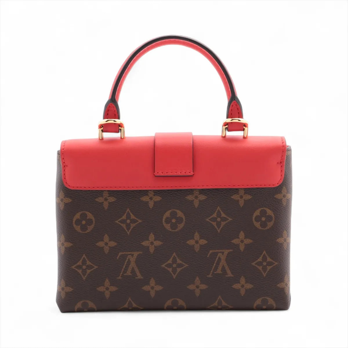 Louis Vuitton Monogram Rocky BB M44322 DU4129 brown x red
