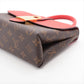 Louis Vuitton Monogram Rocky BB M44322 DU4129 brown x red