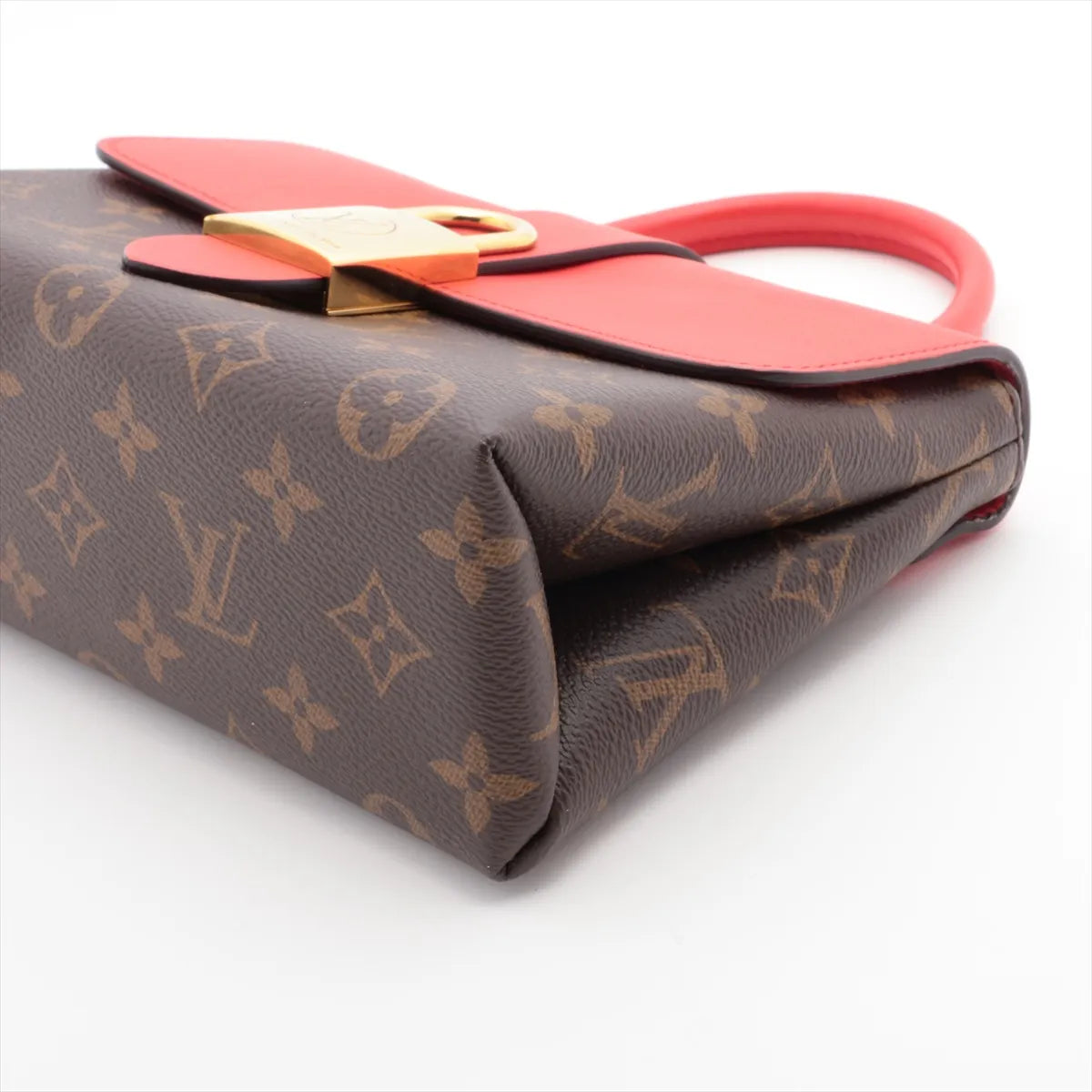 Louis Vuitton Monogram Rocky BB M44322 DU4129 brown x red