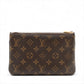 Louis Vuitton Giant Monogram Reverse Double Pochette Zip M69203 MI4210 Brown