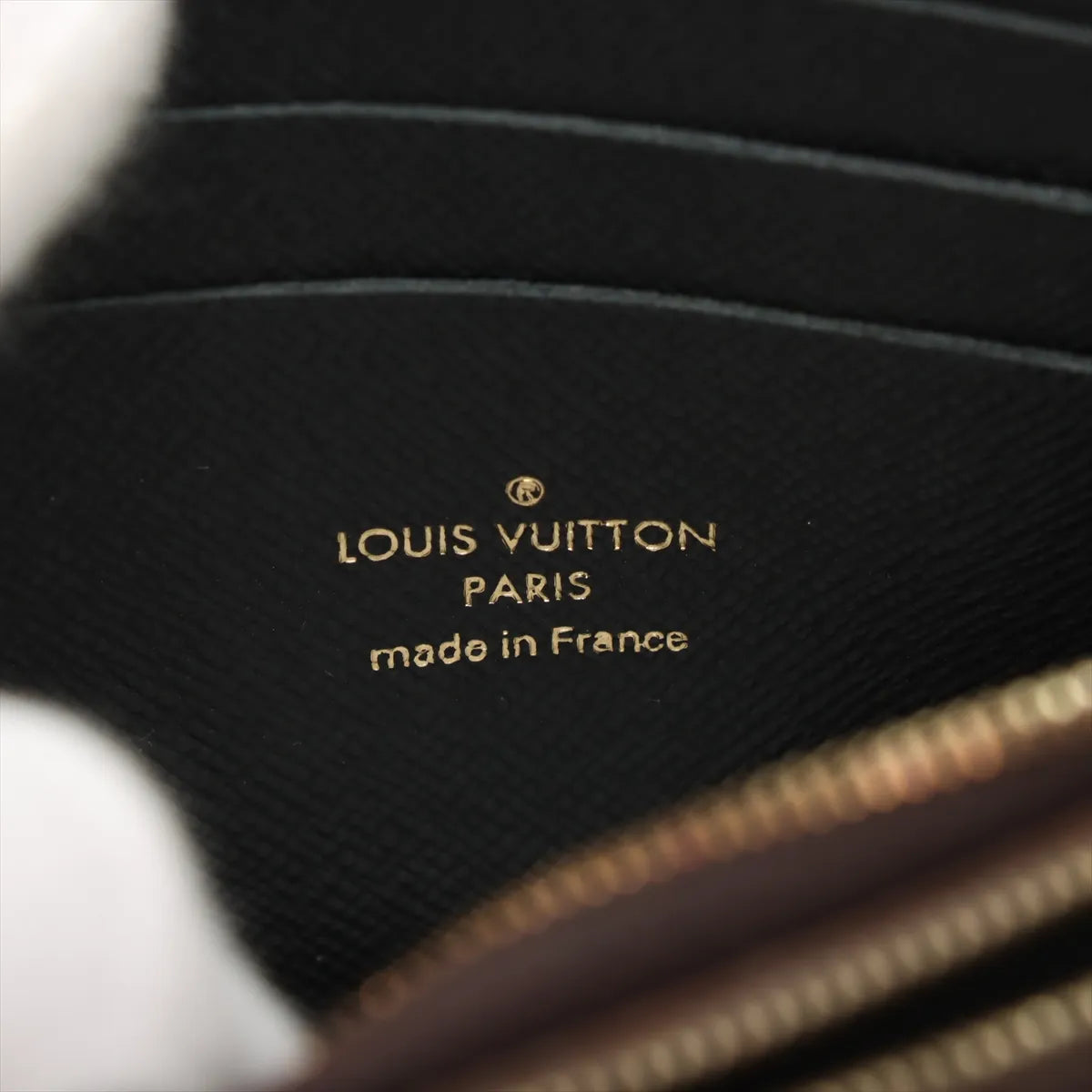 Louis Vuitton Giant Monogram Reverse Double Pochette Zip M69203 MI4210 Brown
