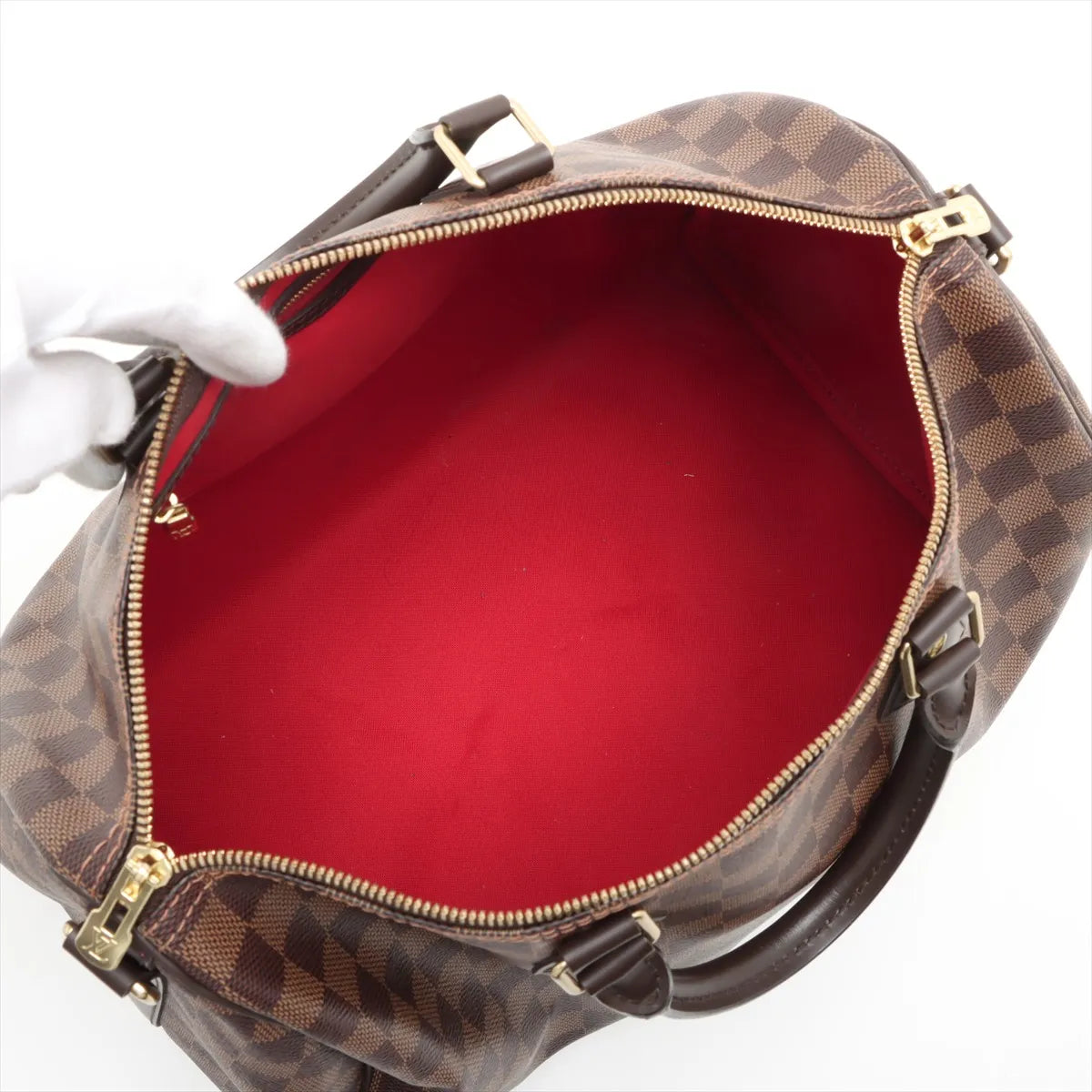 Louis Vuitton Damier Speedy Bandoulière 35 N41366 Brown