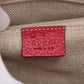 Gucci Interlocking G Leather Chain Shoulder Bag Red 510303