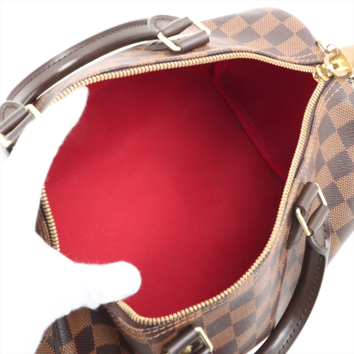 Louis Vuitton Damier Speedy Bandoulière 30 N41183 MB2182 Brown