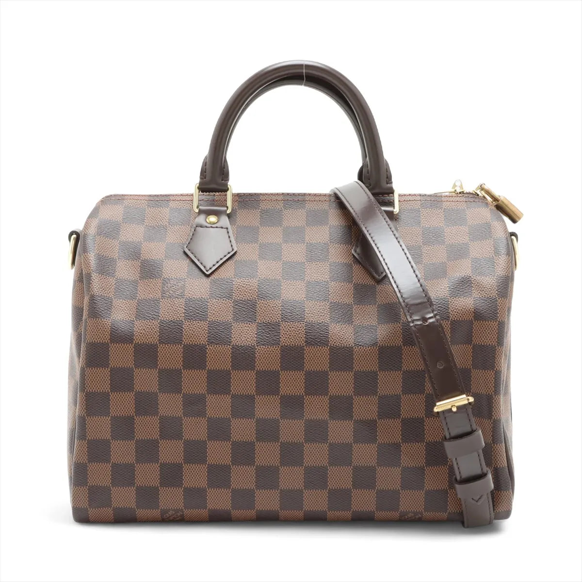 Louis Vuitton Damier Speedy Bandoulière 30 N41183 MB2182 Brown
