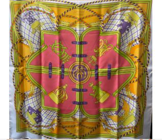 Hermès Hermès Grande Tenue 90cm Silk Scarf