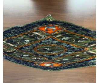 Hermès Carre Pleats Sable Silk Scarf