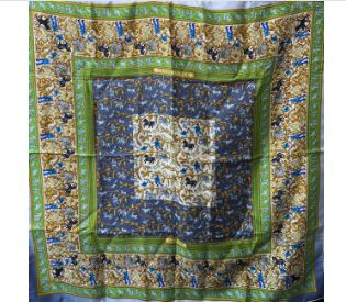 Hermès Chasse En Inde 90cm Silk Scarf