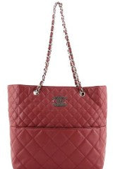 Chanel Red In The Business Tote