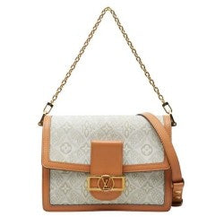 Louis Vuitton Monogram Jacquard White Dauphine MM