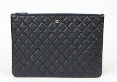 Chanel Black Caviar Pouch