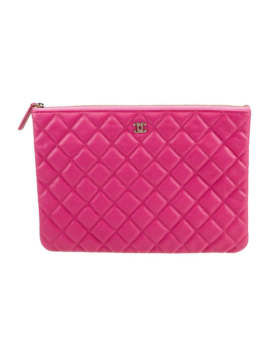 Chanel Pink Caviar Laptop Pouch - SKU: LSCC0709006