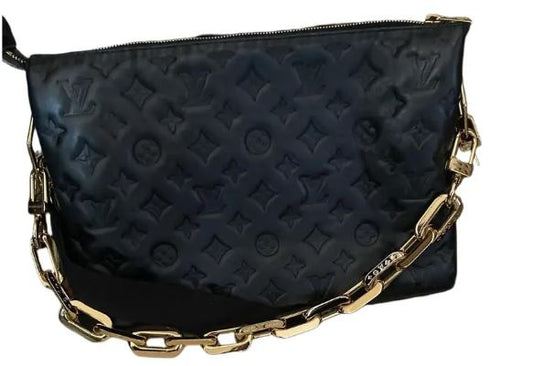 Louis Vuitton Black Leather Coussin PM - SKU: LSCC0709028