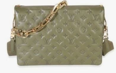 Louis Vuitton Army Green Coussin MM