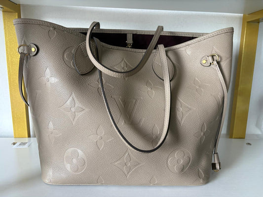 Louis Vuitton Grey Empreinte Neverfull MM