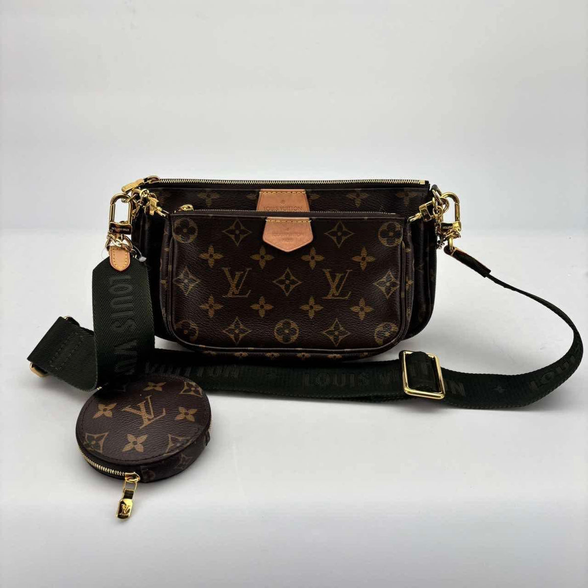 Louis Vuitton Monogram Multi Pochette - Khaki Strap