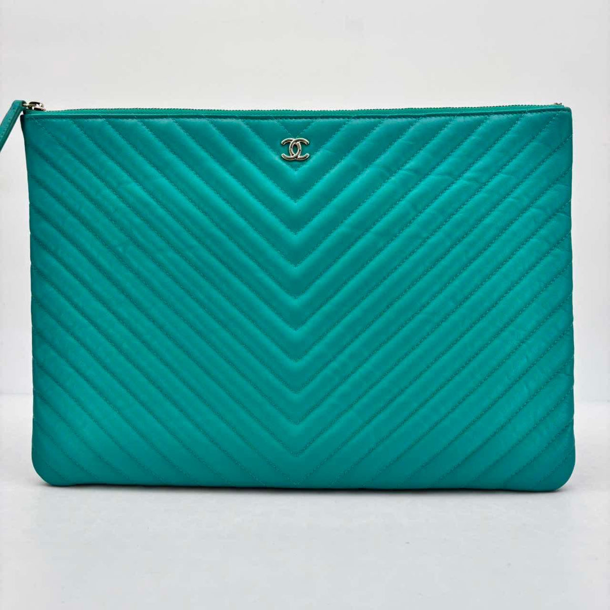 Chanel Tiffany Blue Laptop Pouch, Series 23