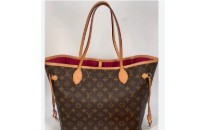 Louis Vuitton Monogram Neverfull MM Pink Interior