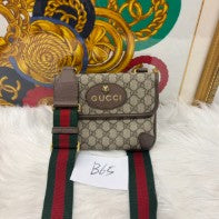 Gucci cavas double sided crossbody bag with cherryline strap