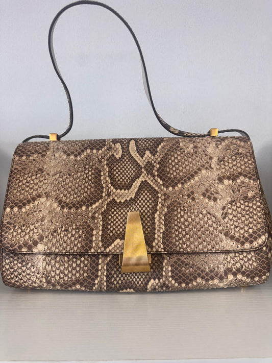 Bottega Veneta Python Flap Crossbody