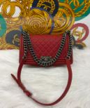 Chanel Red Caviar Old Medium Le Boy - SKU: LSCC340733