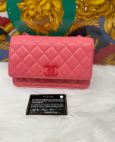 Chanel Pink Caviar Wallet On Chain Series 30 - SKU: LSCC340739
