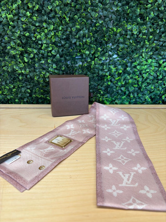 Louis Vuitton Pink Bandollier Printed Twilly