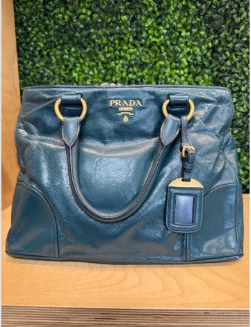 Prada Vitello Shine Leather Tote