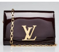 Louis Vuitton Amarante Vernis Chain Louise GM Bag